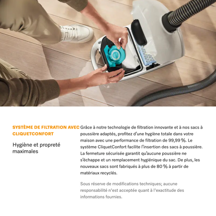 Aspirateur Miele Guard S1 Electro Gris Casa