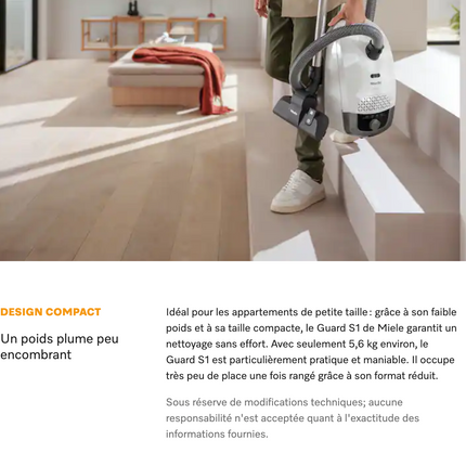 Aspirateur Miele Guard S1 Electro Gris Casa