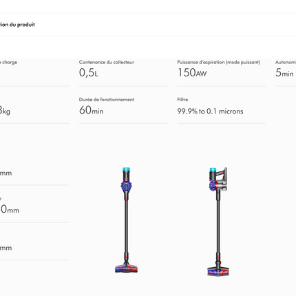 Aspirateur Dyson V10 Konical
