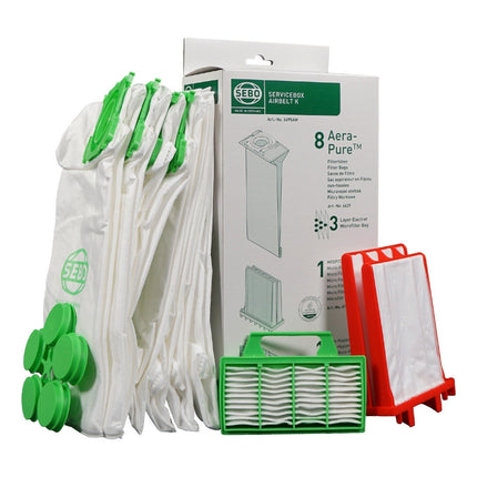 Service Box SEBO série K : sacs et filtres