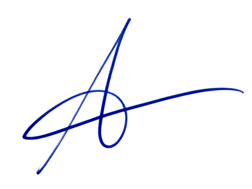 Signature manuscrite d’Antoine
